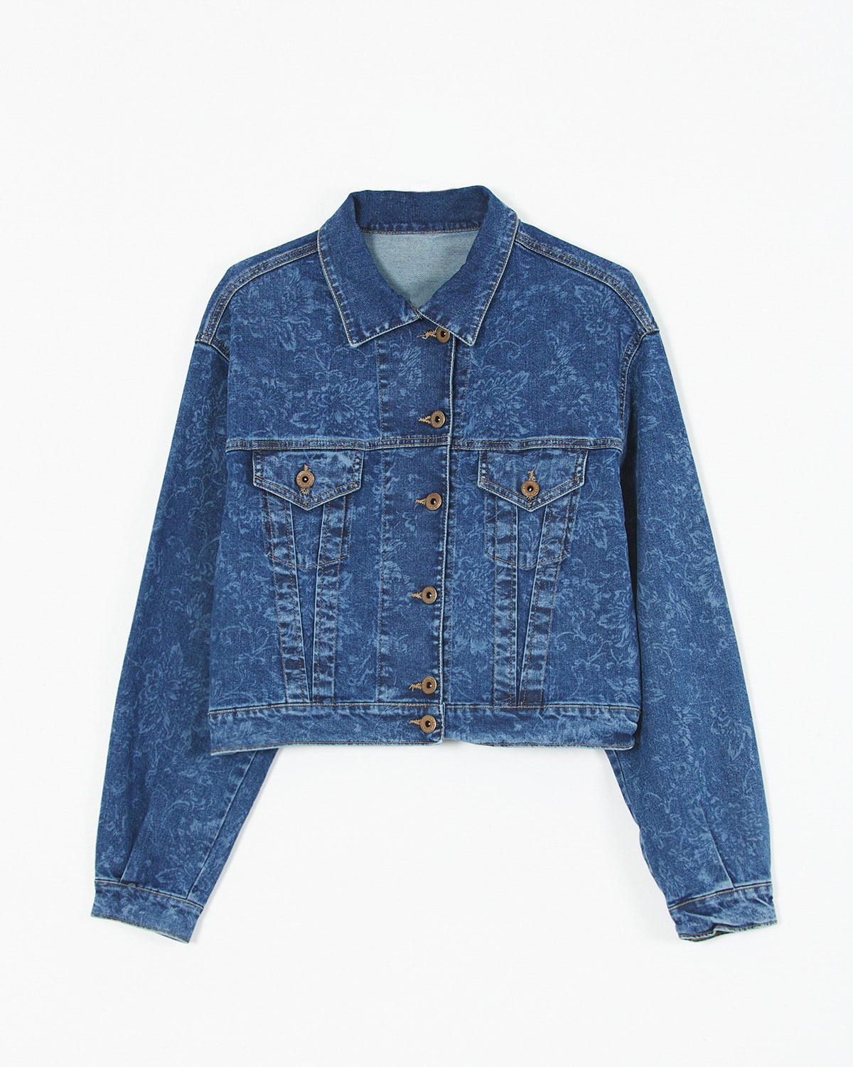 Campera Erica Mid Dark Blue Crop