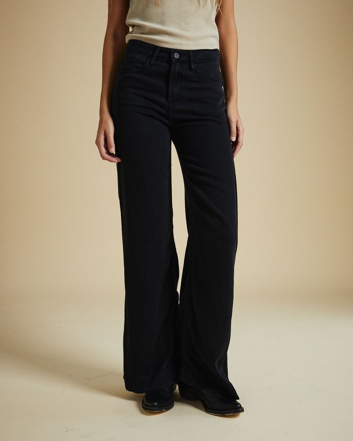 Jean Chloe Tencel Used Black