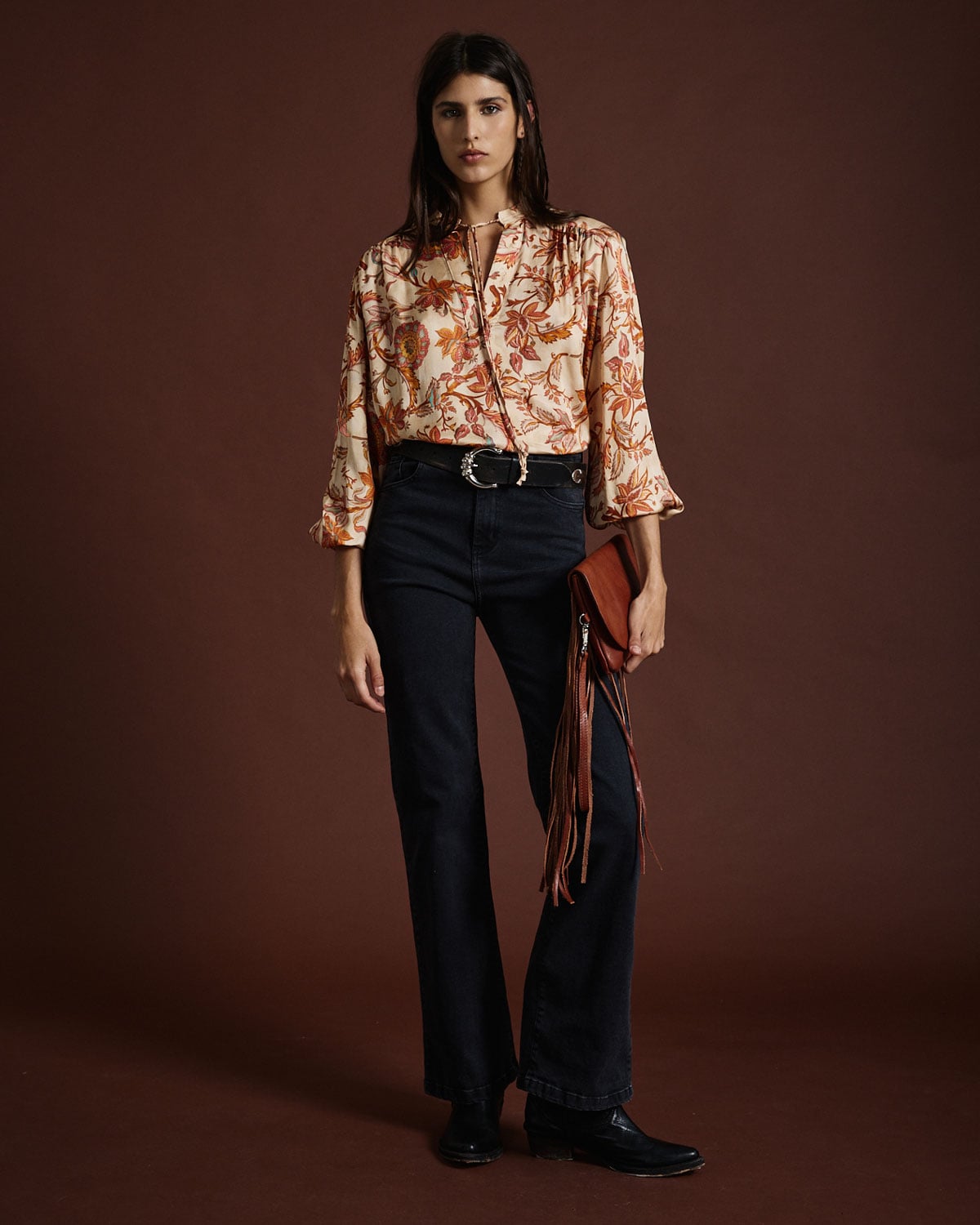 Camisa Celine Sand Willow